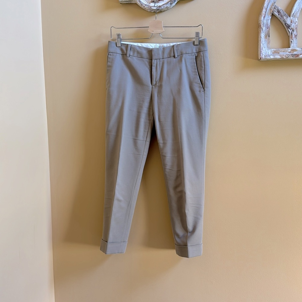Banana Republic cropped cuffed pants.